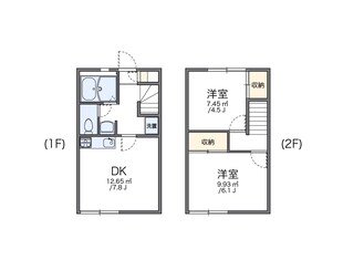 レオパレスＨＯＮＧＯの物件間取画像